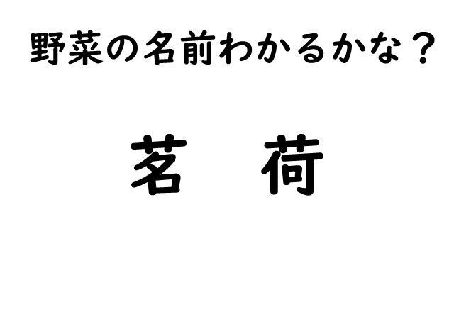 【いろいろ漢字クイズ】知っているようで知らない漢字シリーズ！この野菜の名前・・あなたは読めますか？