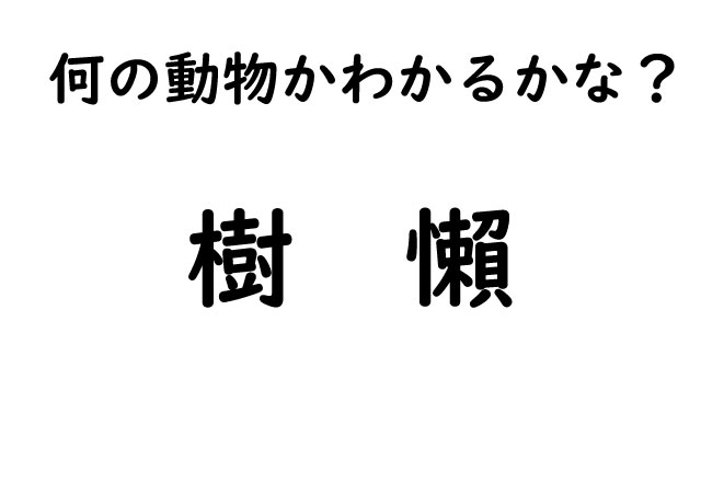 【難易度高め！】読めたらすごい！動物漢字クイズ！想像するのも難しい！？この動物の名前読めますか？