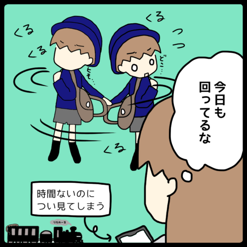 リュックの肩紐でくるくるダンス 笑 もう片方に腕を通したい幼児 ぴのの育児ダイアリー ママ広場 Mamahiroba 小学生 園児ママの悩みの解決の糸口に